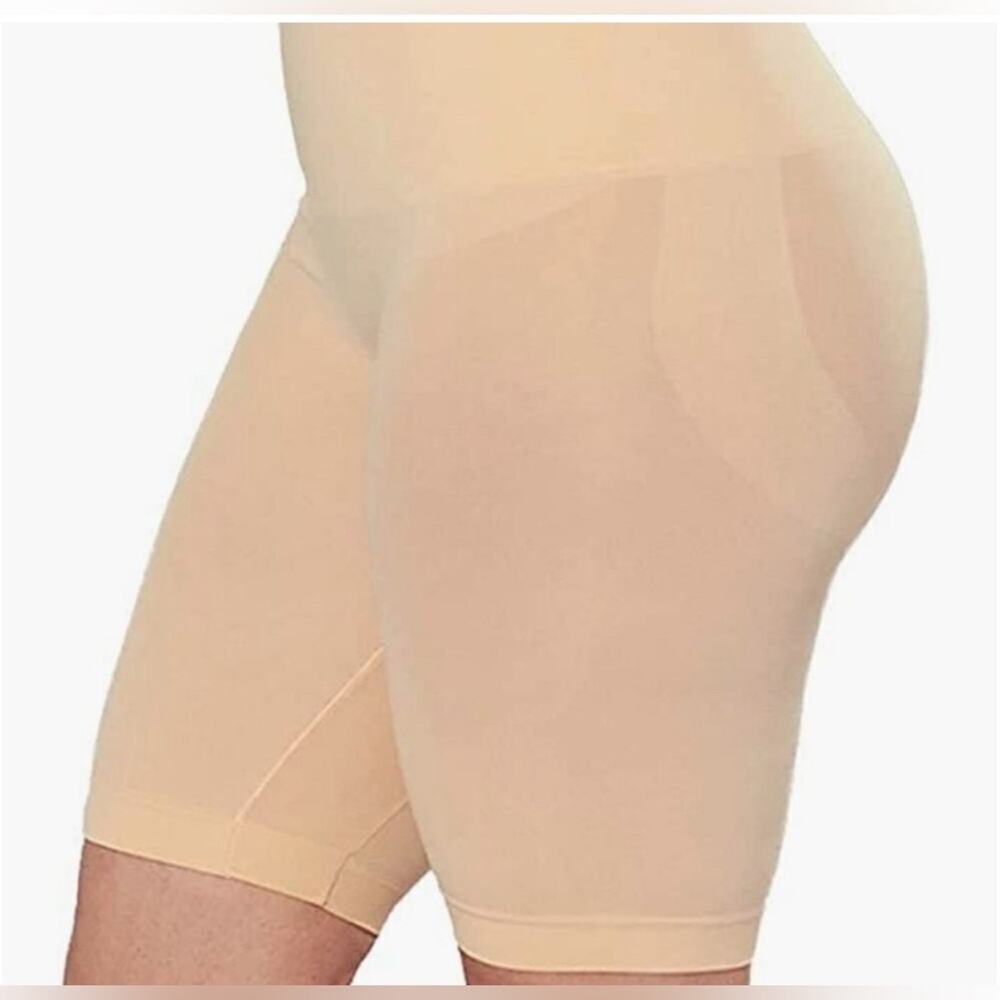 New SHAPERMINT High Waisted Body Shaper Shorts - BEIGE Sz M/L